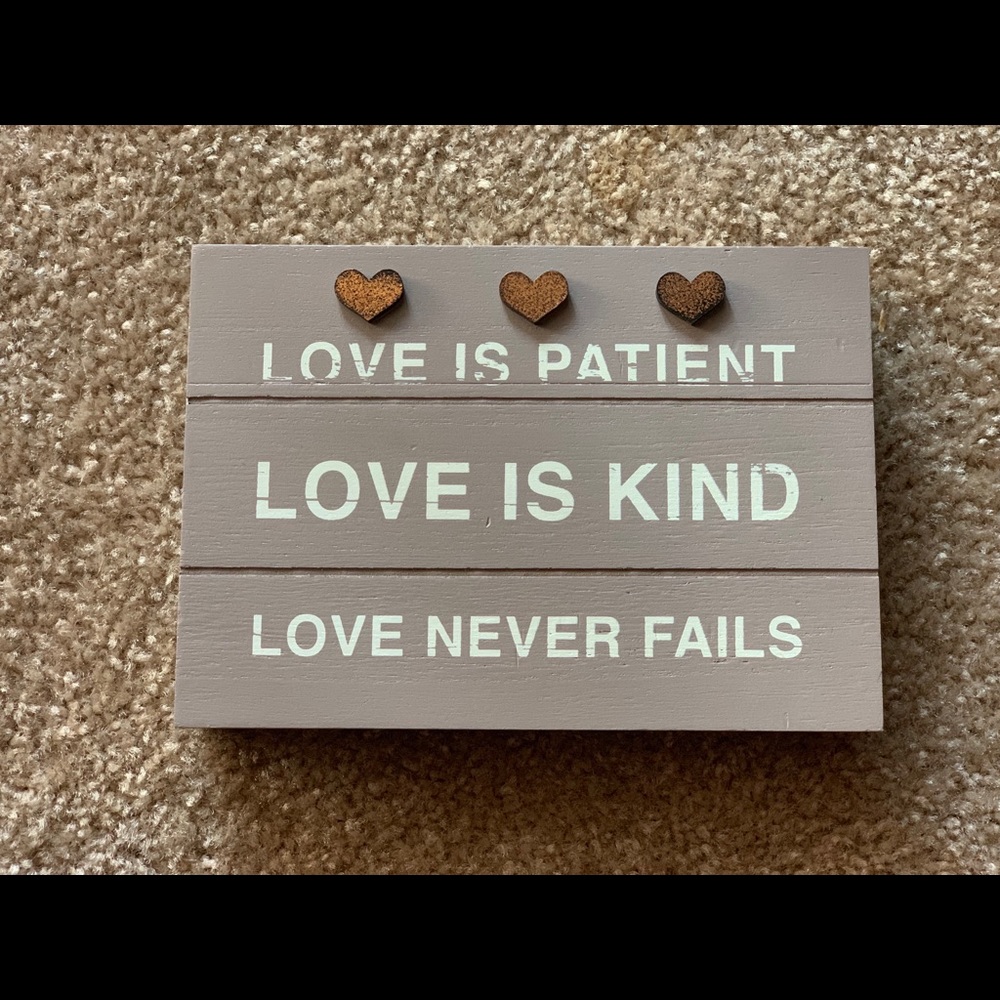 Home Decor Love Sign